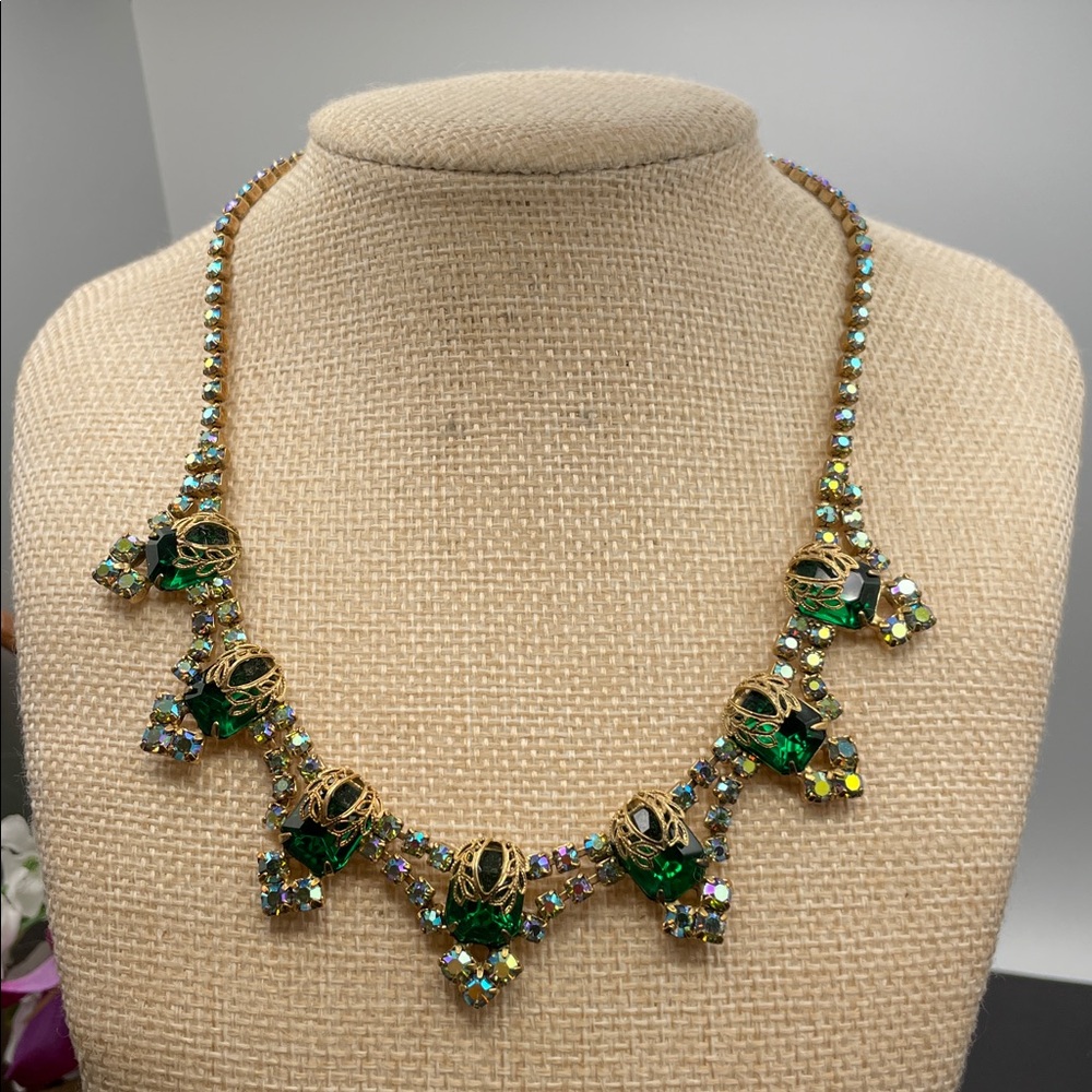 Juliana filigree necklace vintage C15 - Picture 7 of 8